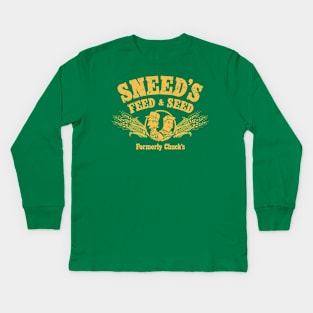 Sneed's Feed and Seed Kids Long Sleeve T-Shirt